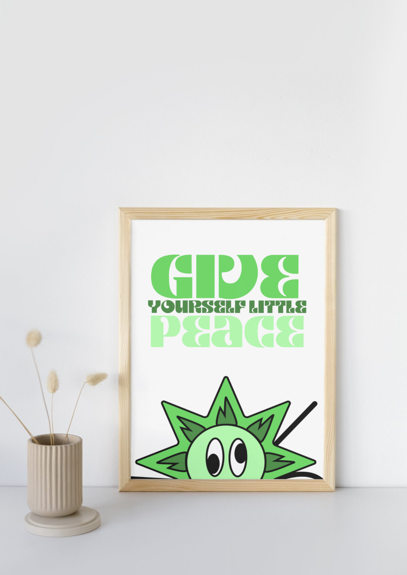 Les "STARS" - Affiche Doodle colorée