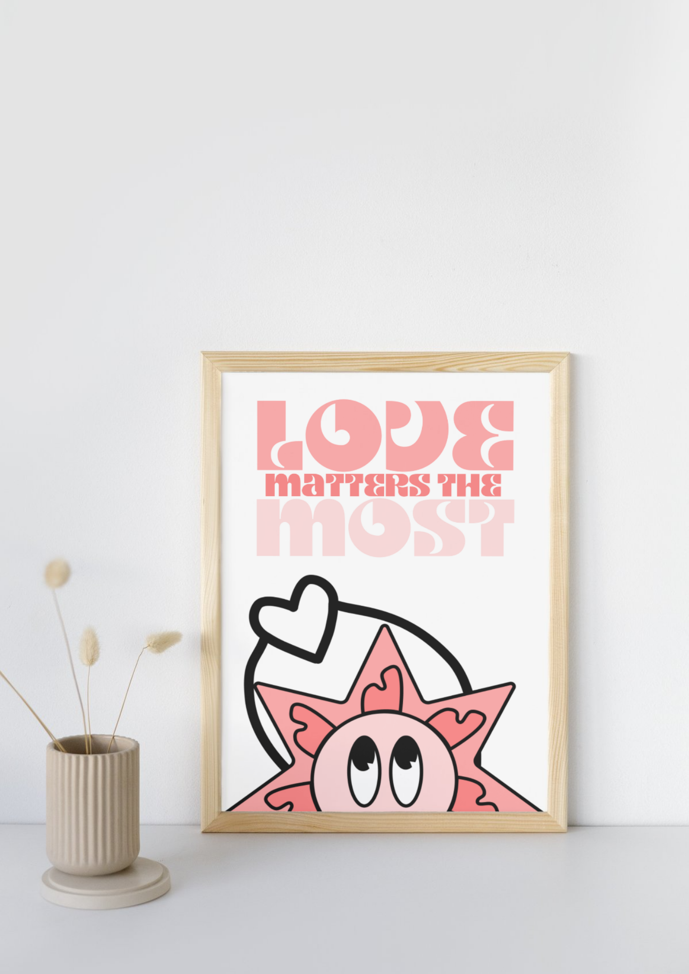 Les "STARS" - Affiche Doodle colorée