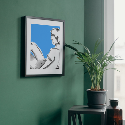 "Le garçon en bleu"
