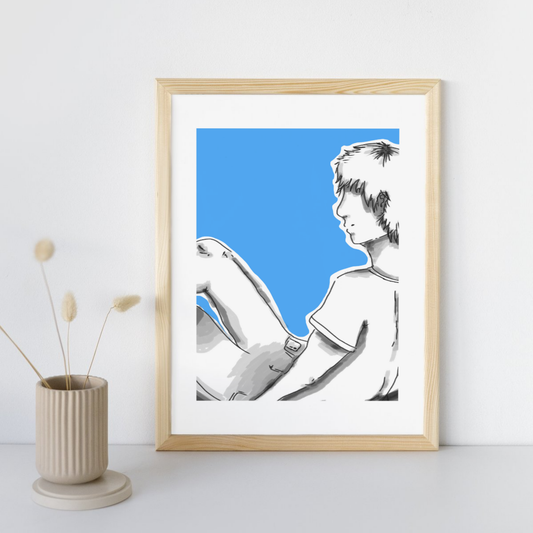 "Le garçon en bleu"